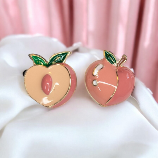 Georgia Peach Stud Earrings